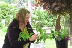 Willie-Harvie-2024-05-25-Flower-Show-People-5-Connie-floral-arrangement