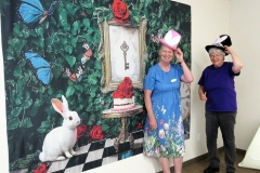 Willie-Harvie-2025-05-24-Flower-Show-10.-A-tip-of-the-Hat-by-Sherry-and-Karen